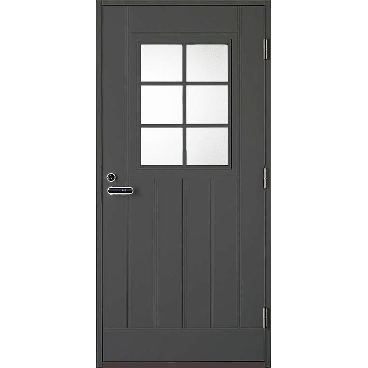 Ulko-ovi Aarni Valo Plus 9-10x21 RR23 karmi 115 mm tumman harmaa