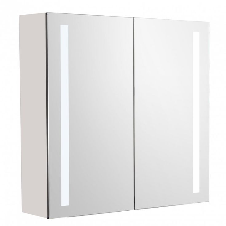 Peilikaappi LED-valolla Tammiholma Empoli, 60x60 cm, 28 W, pistorasioilla ja vikavirtasuojalla, valkoinen