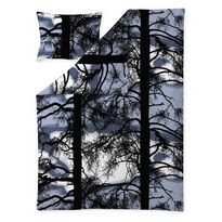 Pussilakanasetti Vallila Kelohonka, 150x210cm, sininen