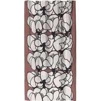 Sivuverho Vallila Makeba, 140x250cm, punasavi