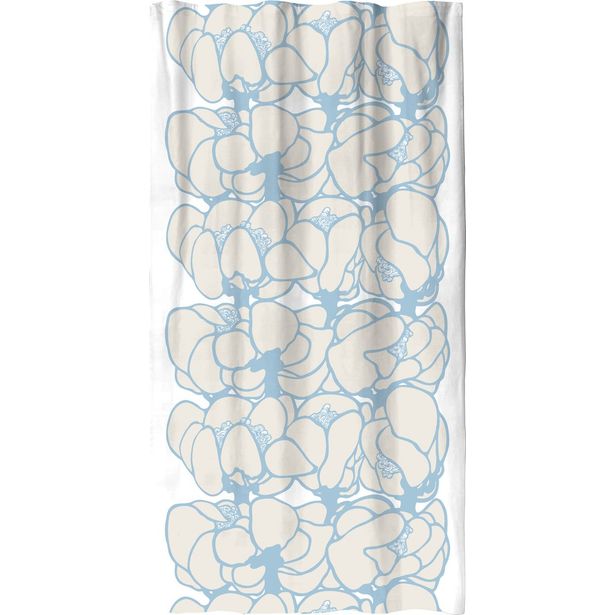 Sivuverho Vallila Makeba 140x250cm vaaleansininen