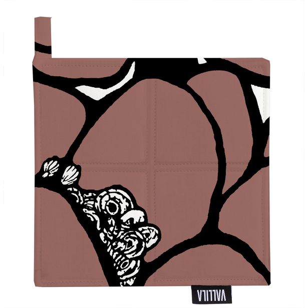 Patalappu Vallila Makeba, 2kpl, 20x20cm, punasavi