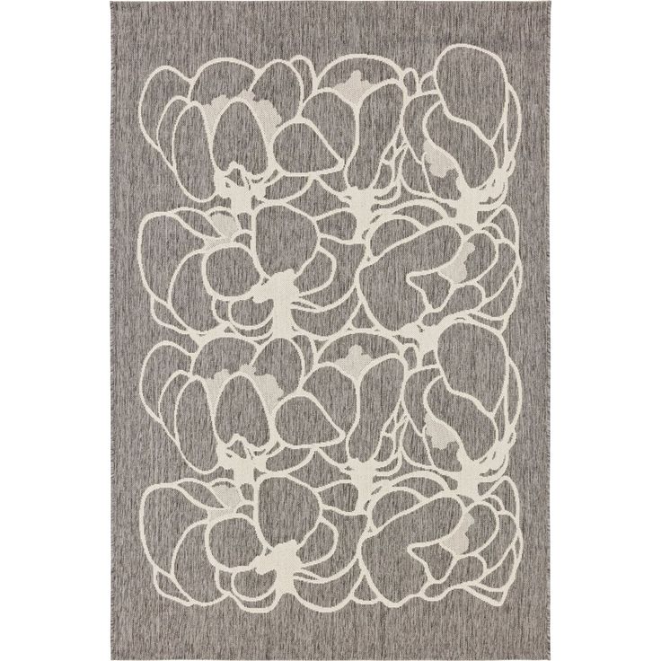 Keskilattiamatto Vallila Makeba 160x230cm harmaa