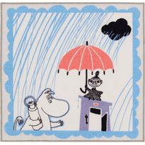 Kynnysmatto Vallila Sade 80x80cm sininen