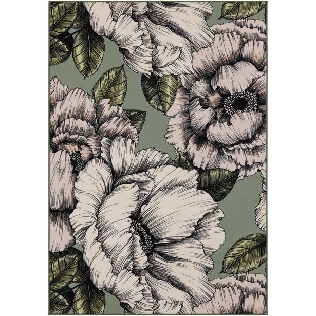 Matto Vallila Alma, 160x230cm, salvia