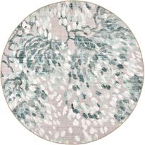 Pyöreä matto Vallila Taikapuu, ø160cm, beige/vihreä