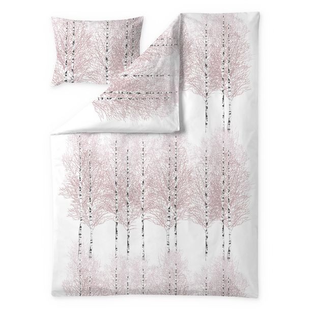 Pussilakanasetti Vallila Koivikko, 150x210cm, malva