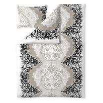 Pussilakanasetti Vallila Mandariini, 150x210cm, latte