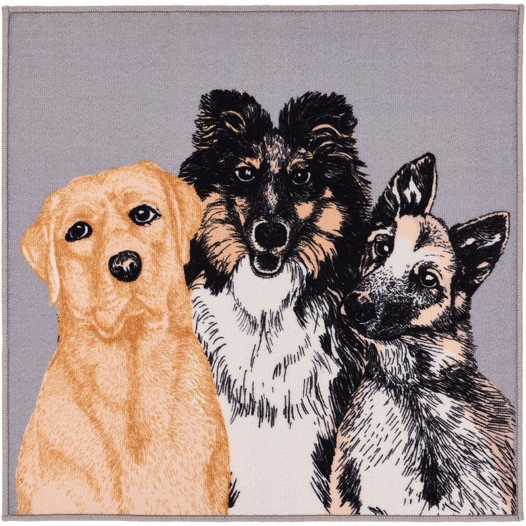 Matto Vallila Ystävykset, 80x80cm, beige