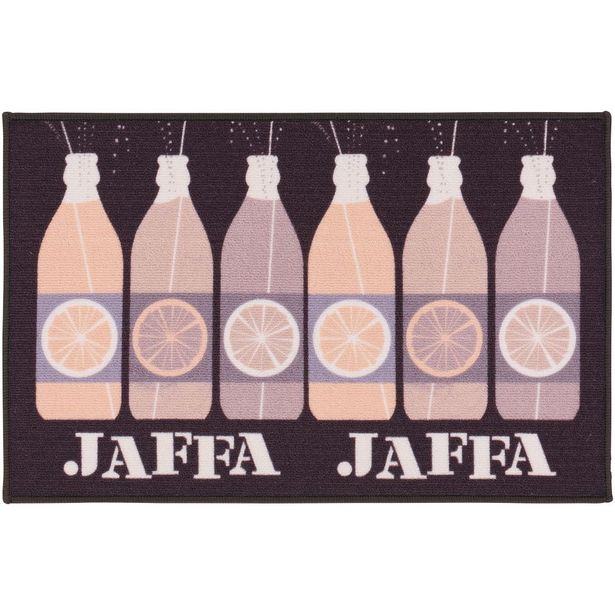 Kynnysmatto Vallila Jaffa, 50x80cm, harmaa/beige