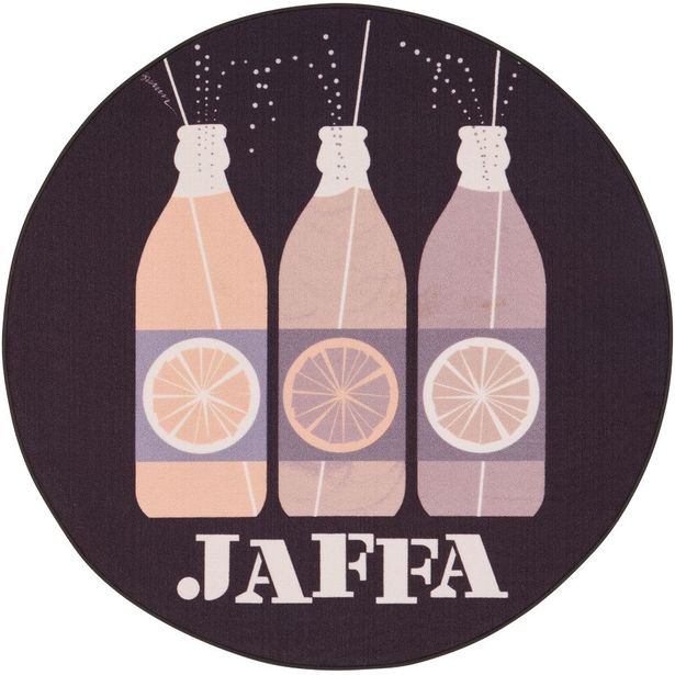 Pyöreä matto Vallila Jaffa, Ø133cm, harmaa/beige