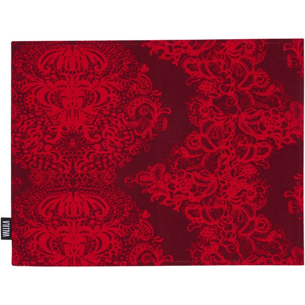 Pöytätabletti Vallila Mandariini, 2kpl 42x32cm, punainen