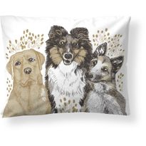 Tyynyliina Vallila Ystävykset , 50x60cm, beige