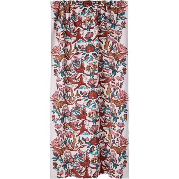Sivuverho Vallila Fabula, 140x240cm, monivärinen