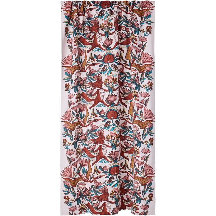 Sivuverho Vallila Fabula, 140x240cm, monivärinen