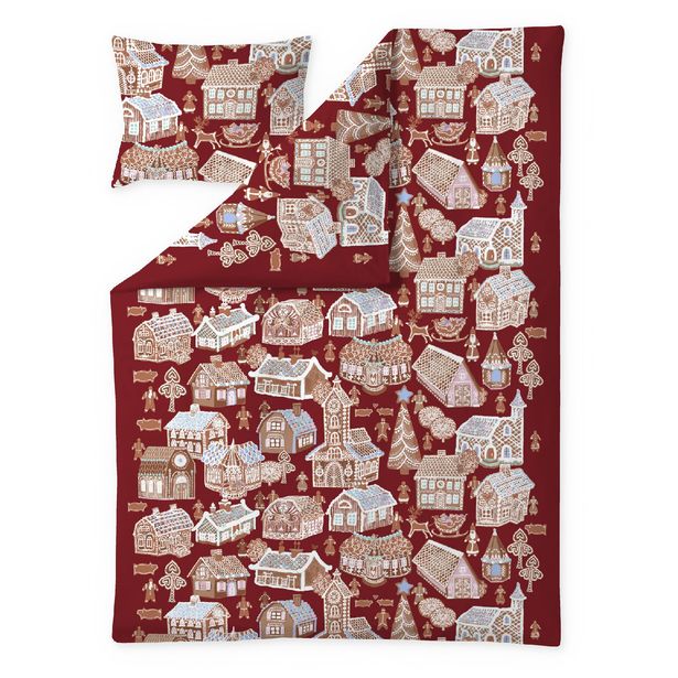 Pussilakanasetti Vallila Piparikylä, 150x210cm