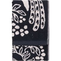 Käsipyyhe Vallila Viserrys, 50x70cm, mustavalkoinen