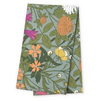 Kaitaliina Vallila Ahomaa, 40x150cm, vihreä/pinkki