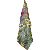 Keittiöpyyhe Vallila Ahomaa, 2kpl, 50x70cm, vihreä/pinkki