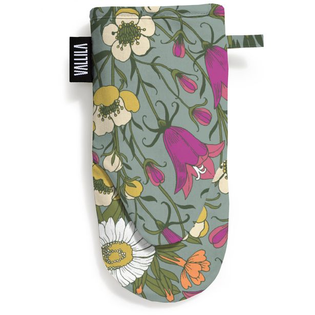 Patakinnas Vallila Ahomaa, 15x34cm, vihreä/pinkki