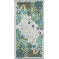 Käytävämatto Vallila Tassuttelu, 80x160cm, minttu