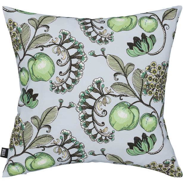 Koristetyynynpäällinen Vallila Persikka, 43x43cm, vihreä