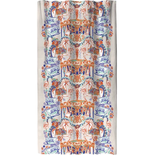 Sivuverho Vallila Fanfaari 140x240cm multi