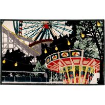 Kynnysmatto Vallila x Linnanmäki Lintsi 50x80cm multi
