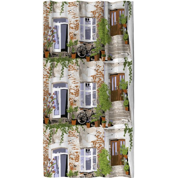 Sivuverho Vallila Sisäpiha, 140x250cm, laventeli