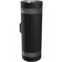 Ulkoseinävalaisin Spectrum Torre Ring 18W CCT IP54 99x78x244mm pyöreä ylös/alas musta