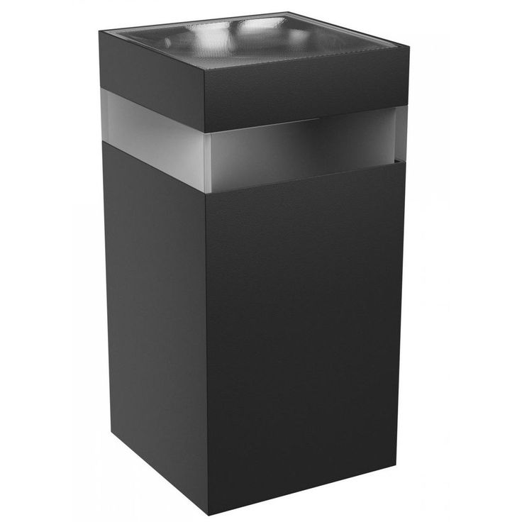 Ulkoseinävalaisin Spectrum Torre Ring 9W CCT IP54 99x78x156mm neliö alas musta