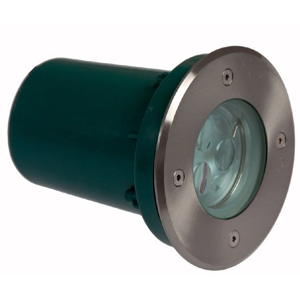 Uppovalaisin Spectrum Lukka 3LED Cree 45° 3W IP65 6000K hopea