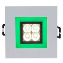 Upotettava kohdevalaisin Spectrum Fiale 4x1W 30° 80x80x40mm, eri vaihtoehtoja