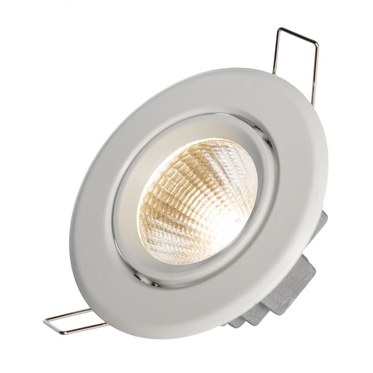 Upotettava kohdevalaisin Spectrum Fiale II 6W COB 38° 4000K Ø84x41mm valkoinen