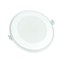 Upotettava alasvalo Spectrum Fiale 3 Steps 12.5W Aureola A IP44 Ø148x37mm valkoinen, eri värilämpötiloja