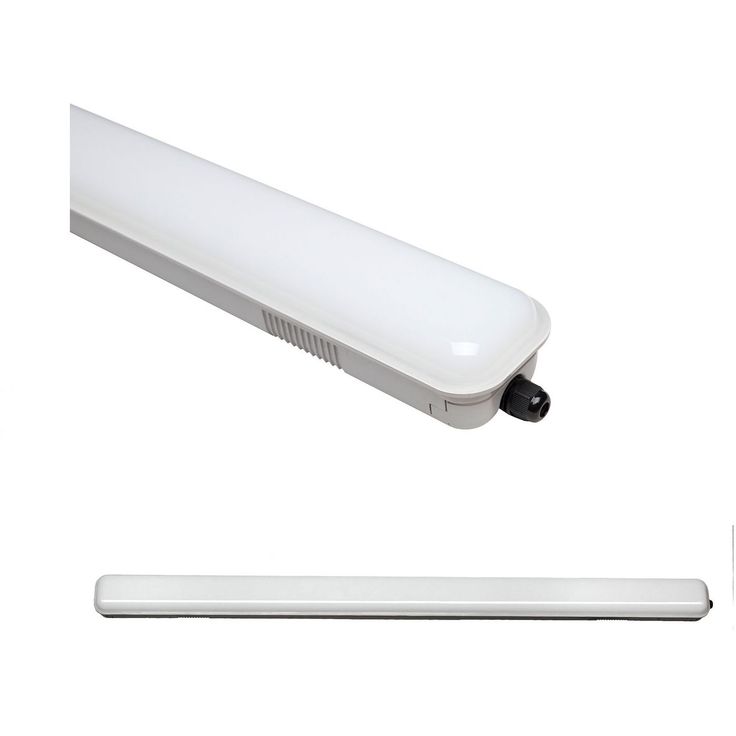 Teollisuusvalaisin Spectrum Limea LED SMD3528 18W 60cm 4000K IP65 85x600x73mm mattakalvo harmaa/valkoinen