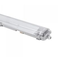 Teollisuusvalaisin Spectrum Limea LED-putki Tri-proof 2x120cm G13 IP65 1310x90x63mm harmaa