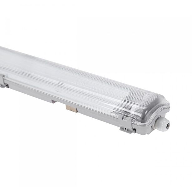 Teollisuusvalaisin Spectrum Limea LED-putki Tri-proof 2x120cm G13 IP65 1310x90x63mm harmaa