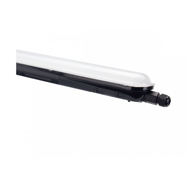Teollisuusvalaisin Spectrum Limea Gigant tiivistetty 1250x72x70mm 38W 4000K 120° IP65 IK10 musta