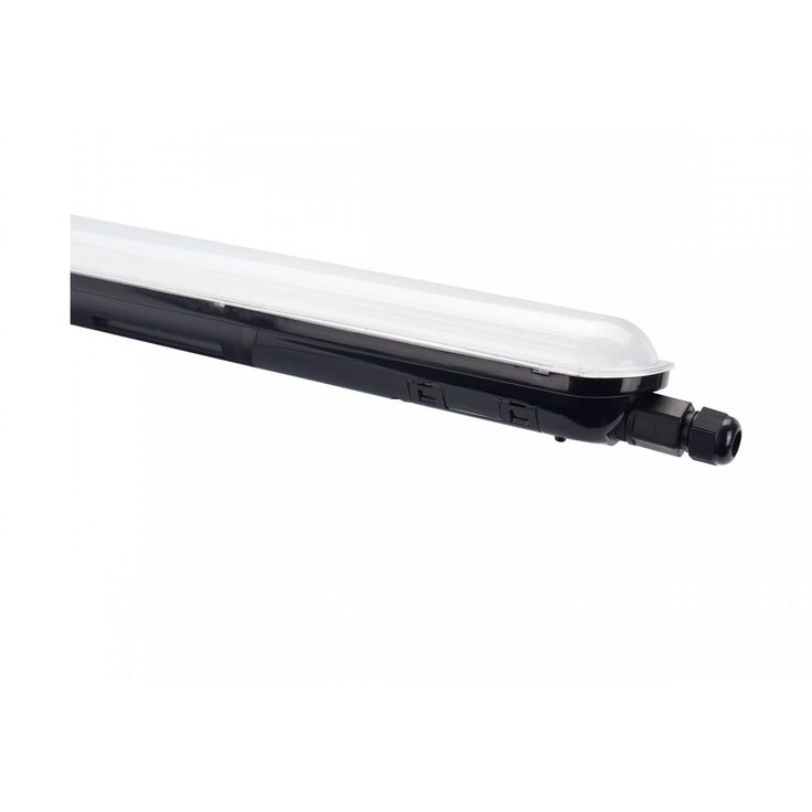 Teollisuusvalaisin Spectrum Limea Gigant tiivistetty 1250x72x70mm 38W 4000K 120° IP65 IK10 musta