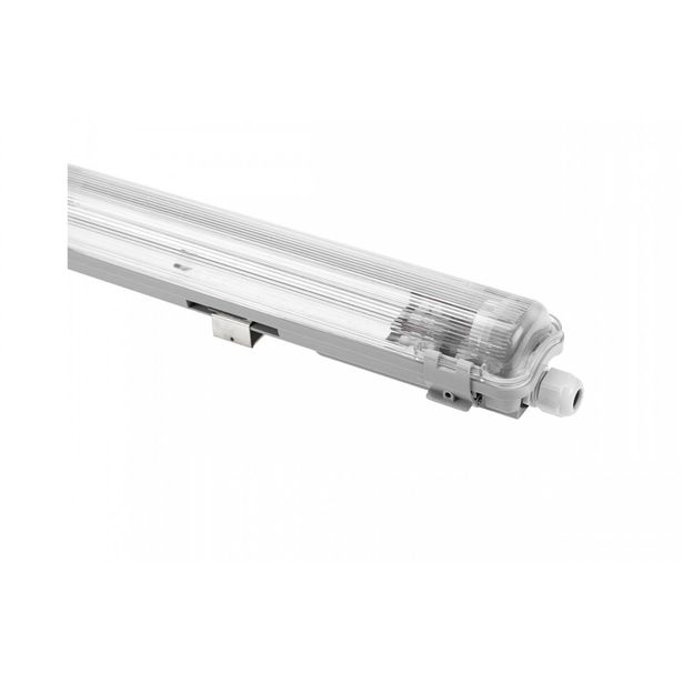 Teollisuusvalaisin Spectrum Limea LED-putki Tri-proof kiinteä 1x60cm G13 IP65 710x65x63mm harmaa