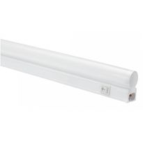 Kalustevalaisin Spectrum T5 600mm 7W 3000K 120° johdolla ja on/off-kytkimellä 582x25x36mm valkoinen