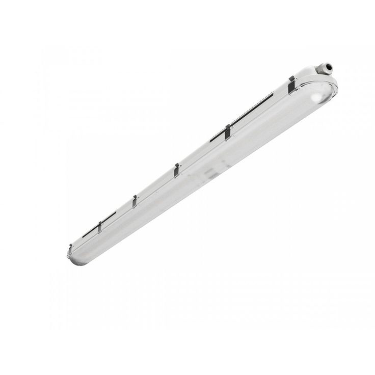 Teollisuusvalaisin Spectrum Limea Gigant Pro Hermetic 1200x80x68mm 40W/33W/26W/20W 120° IP66 IK10 harmaa/valkoinen, eri värilämpötiloja