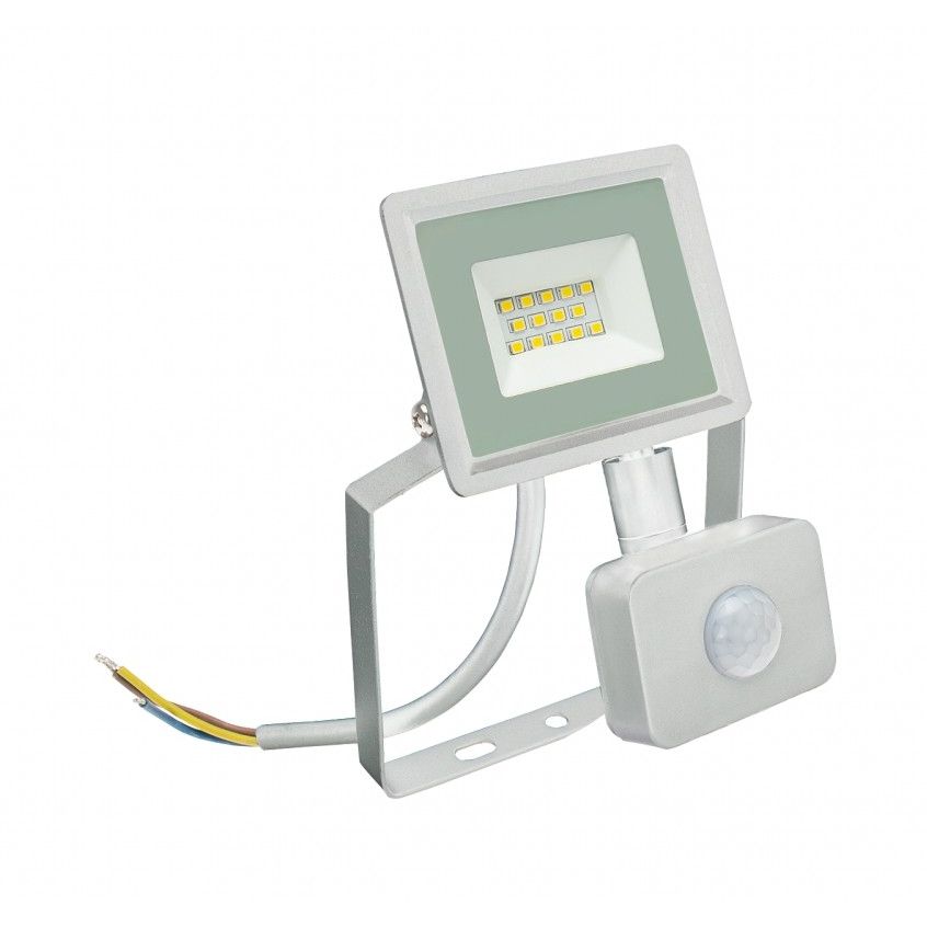 Liiketunnistinvalaisin/valonheitin Spectrum Noctis Lux 3 10W IP44 6000K 14x150x53mm valkoinen