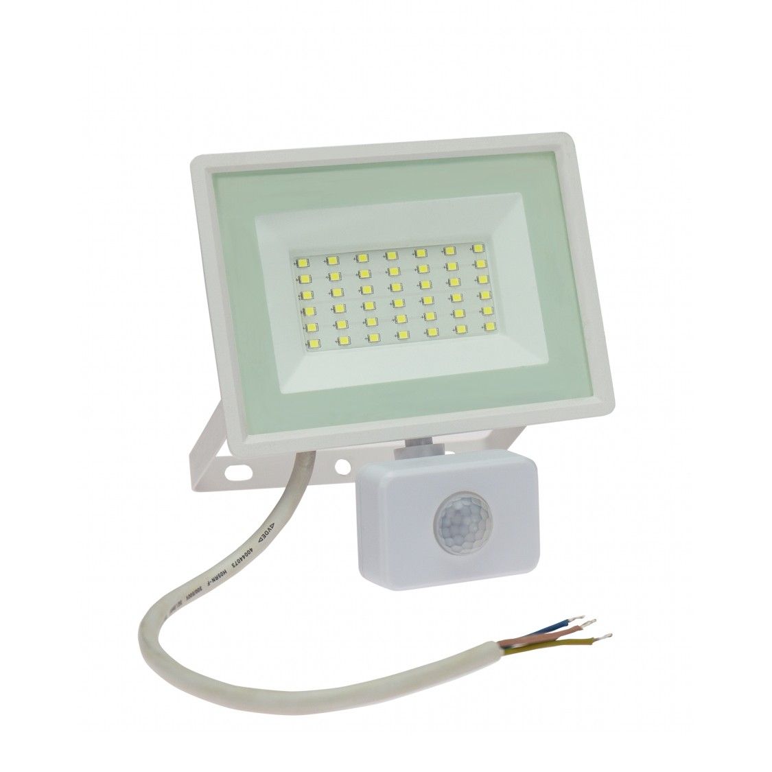 Liiketunnistinvalaisin/valonheitin Spectrum Noctis Lux 3 30W IP44 3000K 150x190x53mm valkoinen