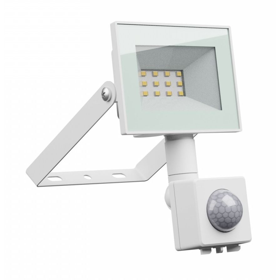 Liiketunnistinvalaisin/valonheitin Spectrum Noctis Lux 4 10W IP44 3000K 94x150x54mm valkoinen