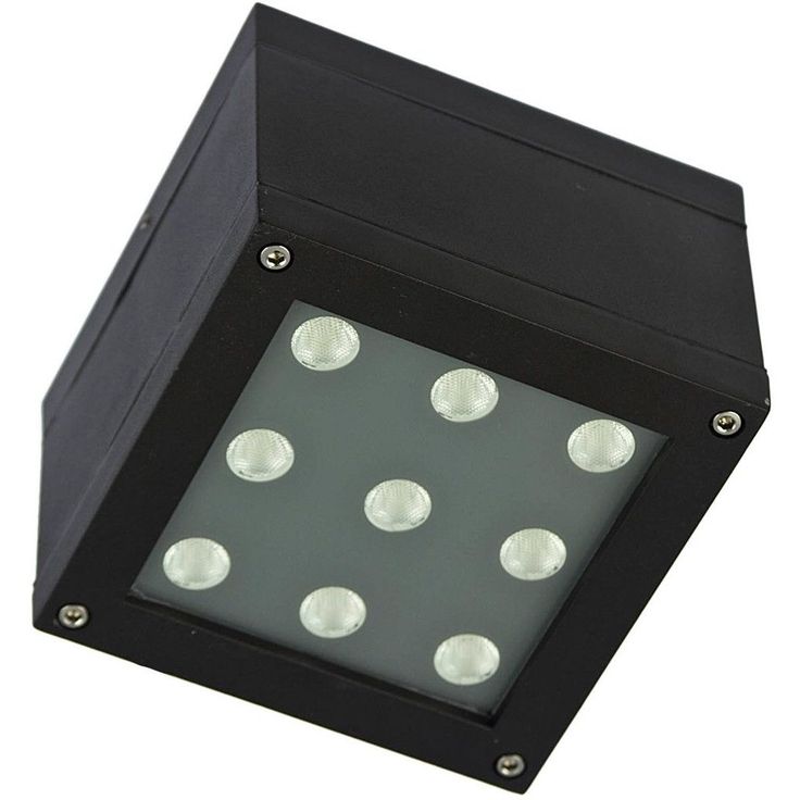 Alasvalo Spectrum Chloe COB LED 3000K 15° IP44 150x150x105mm musta