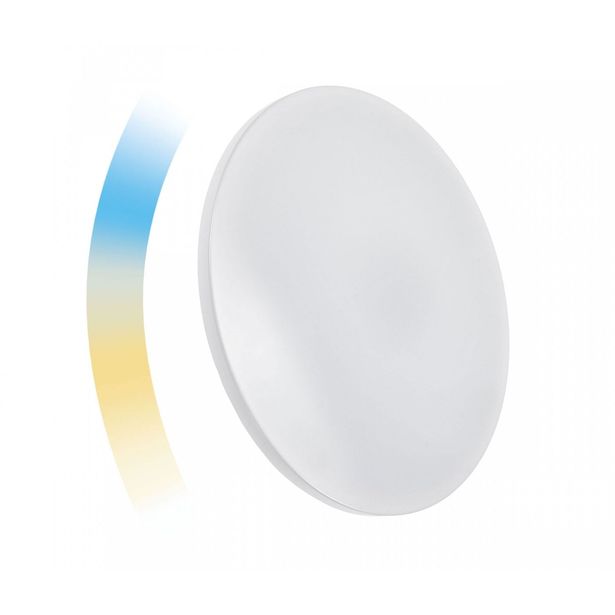 Älyplafondi Spectrum Smart Nymphea Ø488x70mm 36W CCT+DIM WI-FI 2700-6500K valkoinen