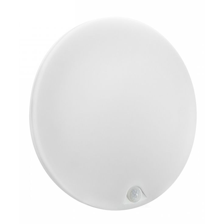 Plafondi Spectrum Nymphea Proxi Ø300mm 18W liiketunnistin 120° IP54 valkoinen, eri värilämpötiloja