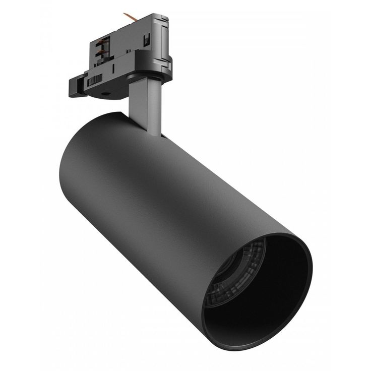 LED-spottivalaisin Spectrum Andromeda Prime 3-vaihekiskoon CCT 24W 25° IP20 Ø76x177x228mm musta